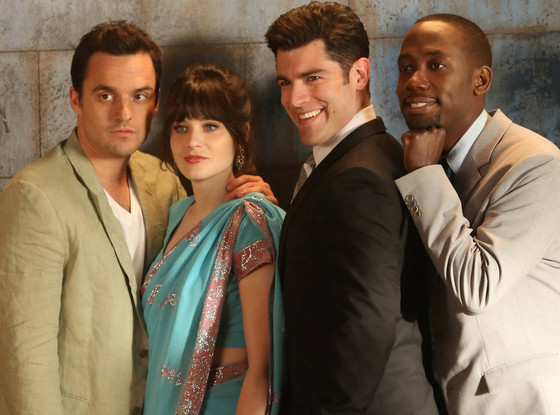 New Girl, Max Greenfield, Zooey Deschanel, Jake Johnson, Lamorne Morris New Girl, Max Greenfield, Zooey Deschanel, Jake Johnson, Lamorne Morris